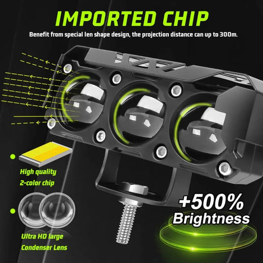 1 PCS Light for Motorcycles, Cars, Jeeps - Spot Light LED Bike Light