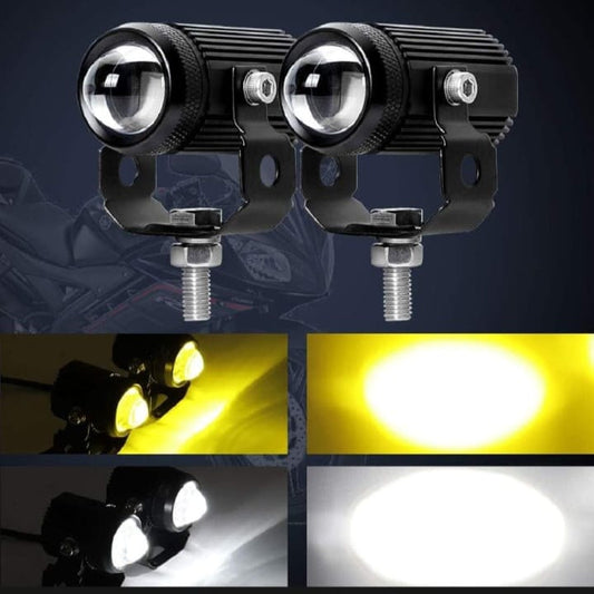 2 PCS Mini Driving Light for Motorcycles, Cars, Jeeps