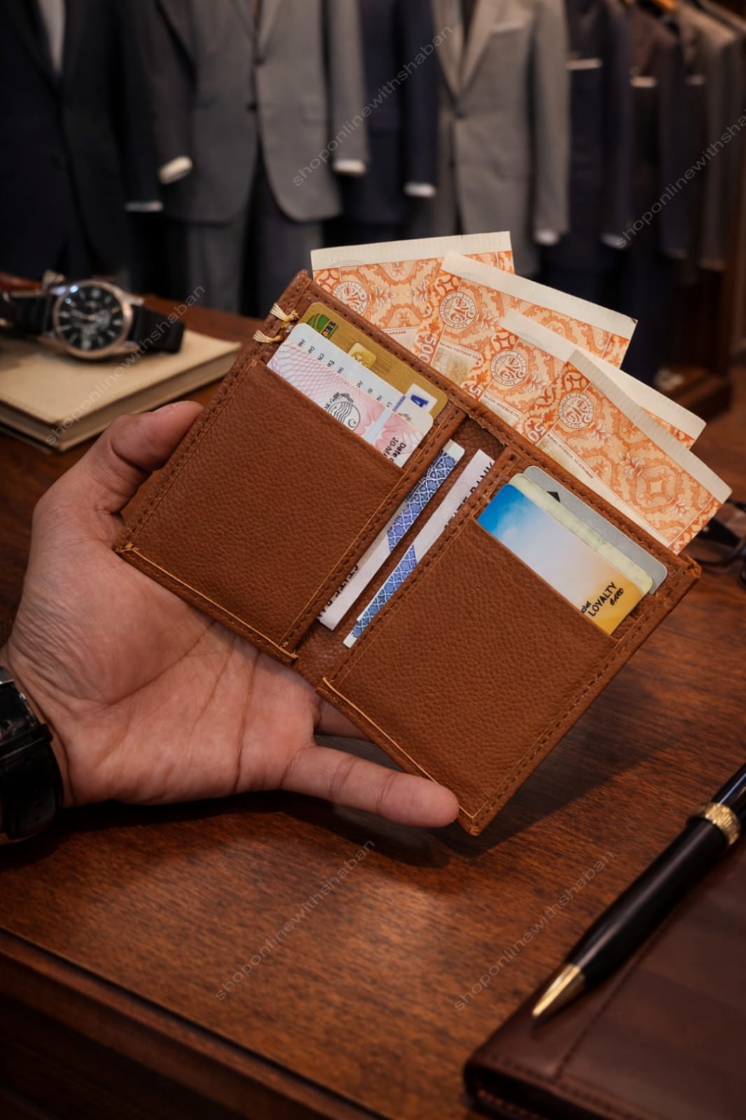 Triple Stroke Soft Wallet – Sleek. Secure. Everyday Essential Milt Original Leather