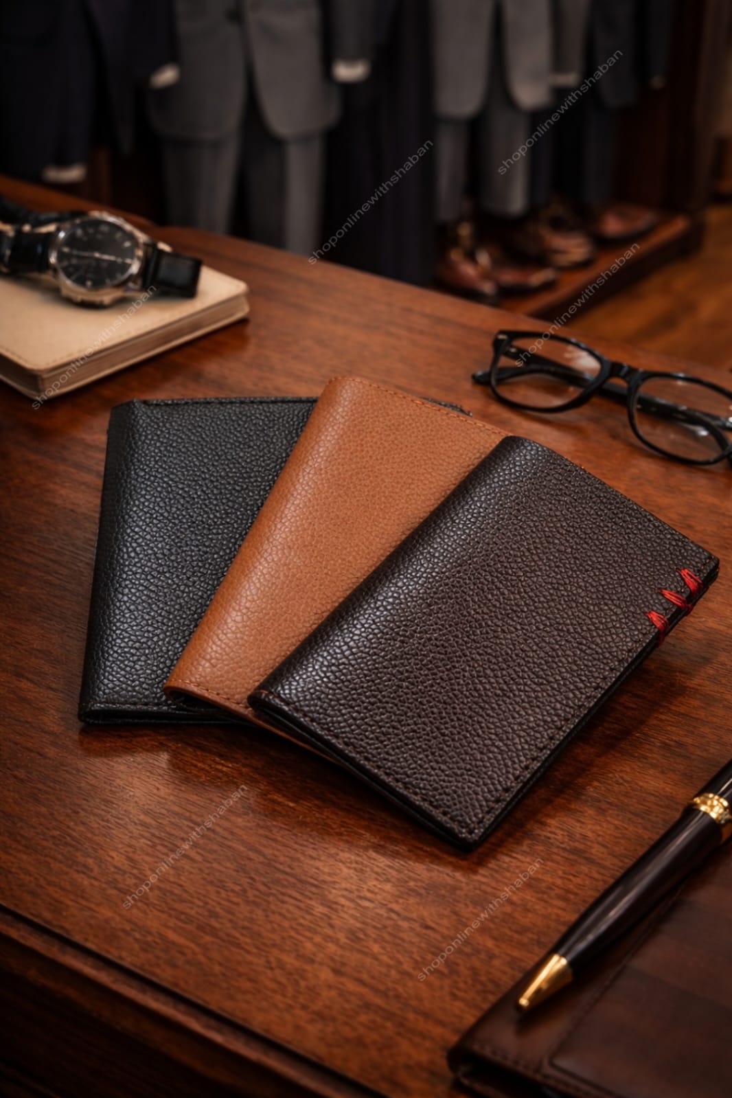 Triple Stroke Soft Wallet – Sleek. Secure. Everyday Essential Milt Original Leather