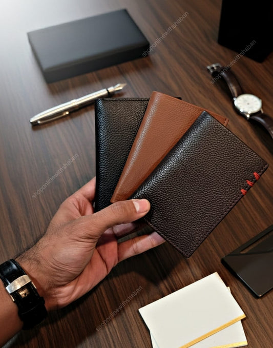 Triple Stroke Soft Wallet – Sleek. Secure. Everyday Essential Milt Original Leather