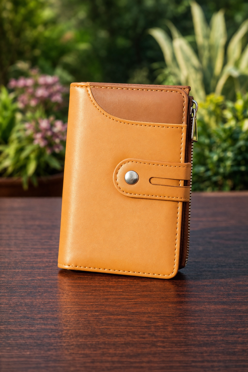 New Trendy PU Leather Pocket Size Wallet For Men Cash And Card Holder.